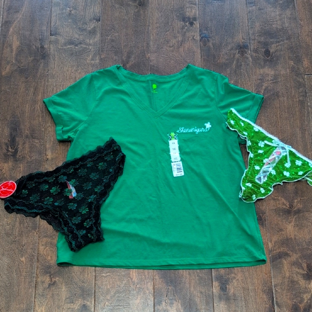 St. Patrick's Day T-Shirt and Panty Set